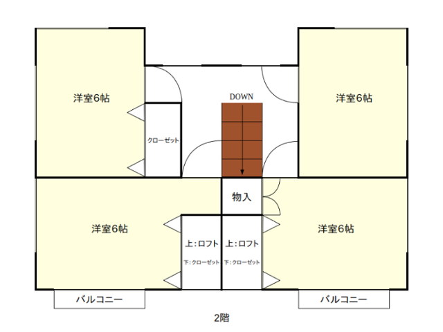 間取り図2階